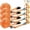Orange, variant on TLGREEN 4 Pack 2 in x 27 FT Flat Hook Ratchet Straps, 11,000 lbs Break Strength, Heavy Duty Tie Down Straps for Trucks, Cargo (Orange)