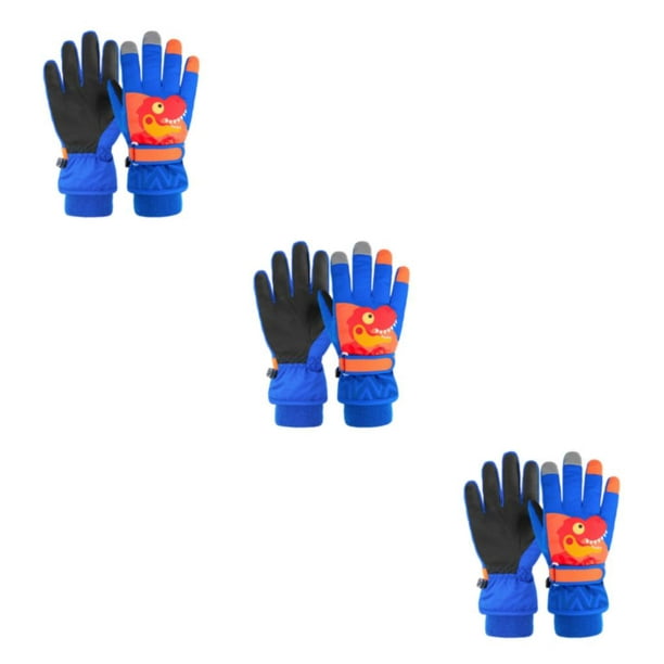 keepw Fashionable Cartoon Winter Warm Ski Gloves Kids Stylish And