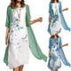 thumbnail image 4 of Vestidos Para Mujer Vestidos Midi Moda Casual Cuello Redondo Vestido Sin Mangas Abrigo Sólido Conjunto de Dos Piezas Odeerbi ODB162143, 4 of 4