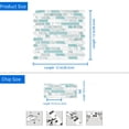 thumbnail image 6 of DEWOO Thick Kitchen Peel and Stick Tile Backsplash, Stick on Wall Tiles, 12"x12" Self Adhesive Sticky 3D Wall Marble Tiles Bathroom (10-Sheet，Light Blue), 6 of 12