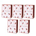 thumbnail image 4 of unbranded 5Ud Bolsas Para Regalos Rojas De Papel Con Festivo Para Almacenamiento, 4 of 8