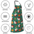 thumbnail image 5 of Fuzoiu Cartoon Turkey Print Adjustable Waterproof Apron with Pockets,Waterproof Apron for Cooking, Gardening, and Art Projects, 5 of 8