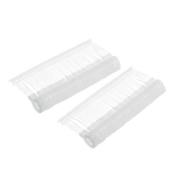 Uxcell Round Hook Standard Tagging Fasteners for Garment Price Tag Label Tagging 25mm/0.98",Pack of 1000 Transparent