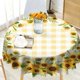 thumbnail image 1 of Mantel Eikione Sunflower redondo 152 cm de poliéster impermeable, 1 of 7