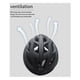 thumbnail image 5 of Adult Bike Helmets, Adjustable Bicycle Helmet, for Cycling, Black, 5 of 5