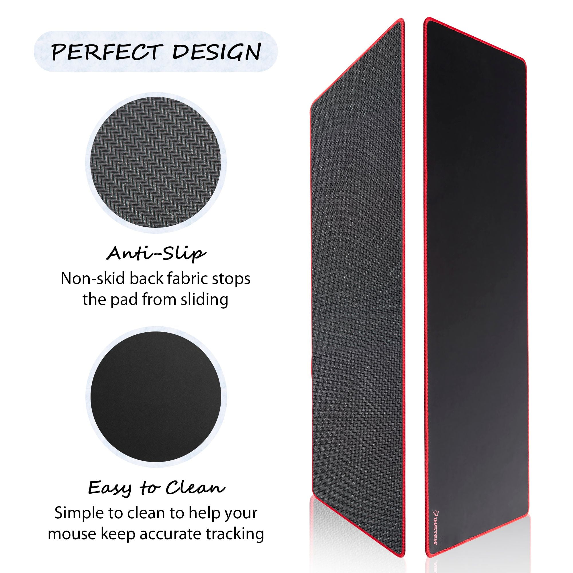 Large Gaming Mouse Pad by Insten Extended Mouse Pad Long Mat (Size 31.