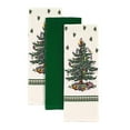 thumbnail image 1 of Spode - 3pc Towel Set, Soft &amp; Absorbent Cotton Kitchen Towels, Holiday Home Decor Christmas Tree Collection, 1 of 1