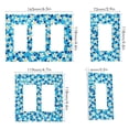 thumbnail image 2 of Yayeee Rocker Switch Wall Plate 1-Gang 4.6"x2.9" Home Decorative Outlet Cover, Blue Daisy Pattern, 2 of 6