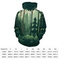 thumbnail image 2 of Nature Forest 3d Sweatshirts Hoodie Fashion Casual Personality Men's Women Street Hoodie Pullovers Long Sleeve Comfortable Top, 2 of 6