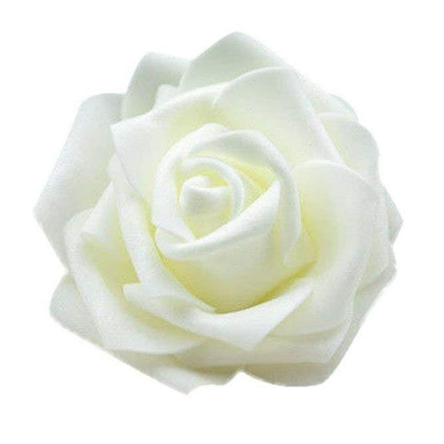 50pcs Artificial Bionic Flowers PE Foam Fake Lifelike Roses Wedding Egagement Decorations