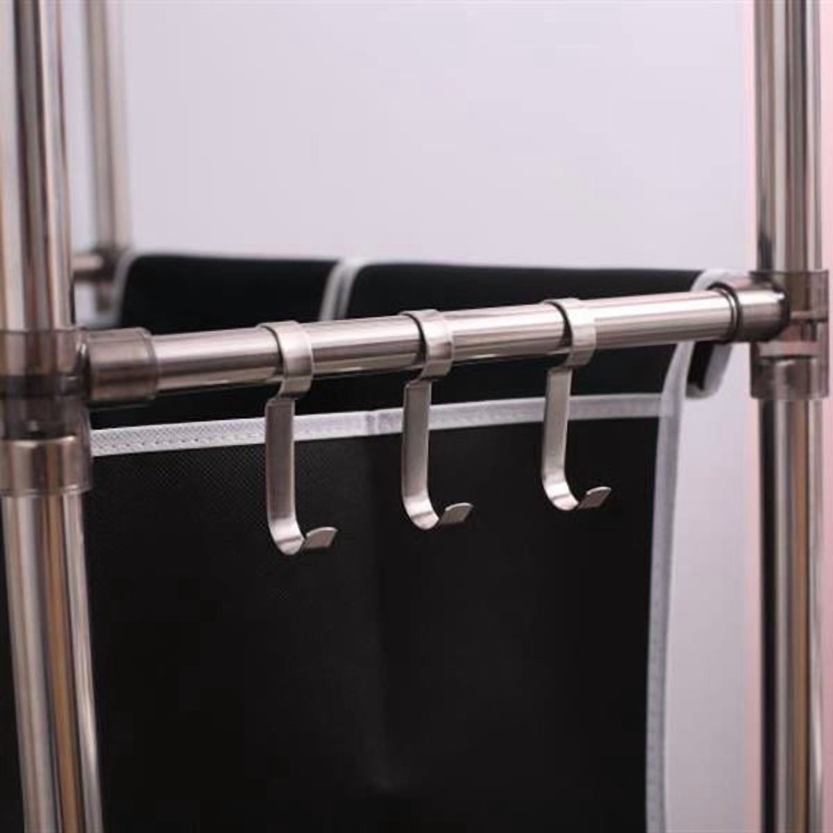Laundry Hamper 3 Tier Laundry Sorter with 4 Removable Bags for Organizing Clothes, Laundry, Lights, Darks ,Three hooks