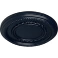 thumbnail image 3 of Ekena Millwork 12 5/8"OD x 1 1/8"P Federal Roped Small Ceiling Medallion (Fits Canopies up to 6"), Hand-Painted Midnight Dream, 3 of 7