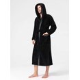 thumbnail image 3 of Men's Robe Ultra Soft Full Length Long Bathrobe, 3 of 7