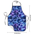 thumbnail image 2 of Pofeuu Blue Lightning1 Print Aprons with Pockets, Cute Aprons for Kitchen, Cooking, Server, Barber, Chef Apron, 2 of 7