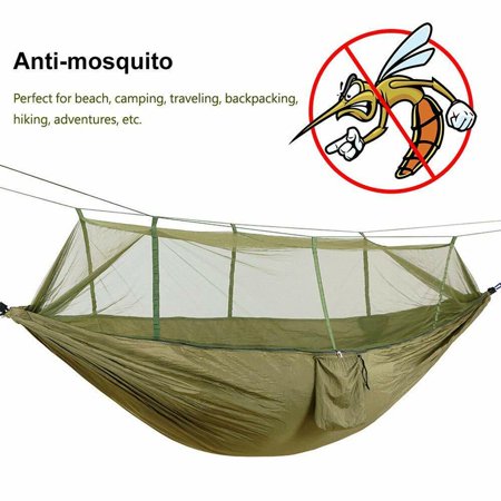 Mosquito Net Hammock Outdoor Camping Garden Yard Hanging Bed Nylon Swing Chair
