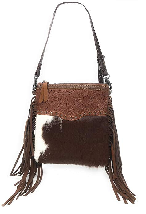 cowhide crossbody bag