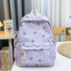 thumbnail image 4 of Bowknot Mochila para Laptop Estudiantes Floral Gran Capacidad Escuela Picnic Campamento Al Aire Libre, 4 of 9