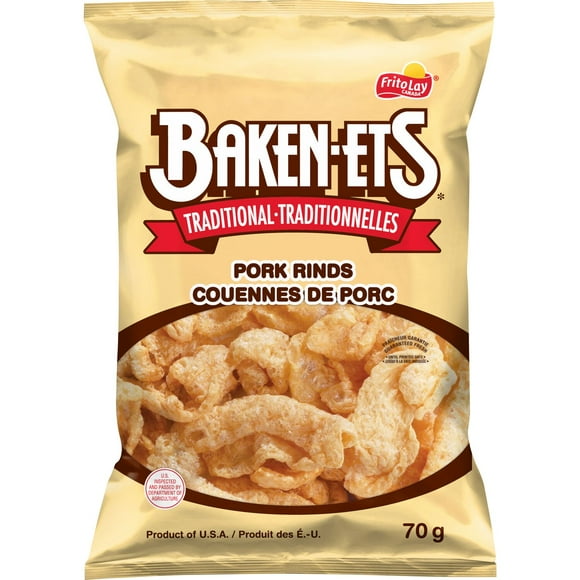 Baken-Ets Traditional Smoked Pork Rinds, 70g