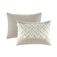 thumbnail image 2 of INK+IVY Mila 3-Piece Cotton Printed Comforter Set with Chenille in Brown, 2 of 11