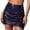 AB535 Navy, variant on Angala Carnival Stylish Mini Skirt With Pleated Hem Fitted Sparkly Beaded Embellishments For Party And Night Out Beautiful Stylish Women's Skirt