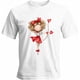 thumbnail image 1 of Camisetas gráficas informales de manga corta para hombre con diseño de flechas y chica, 1 of 8