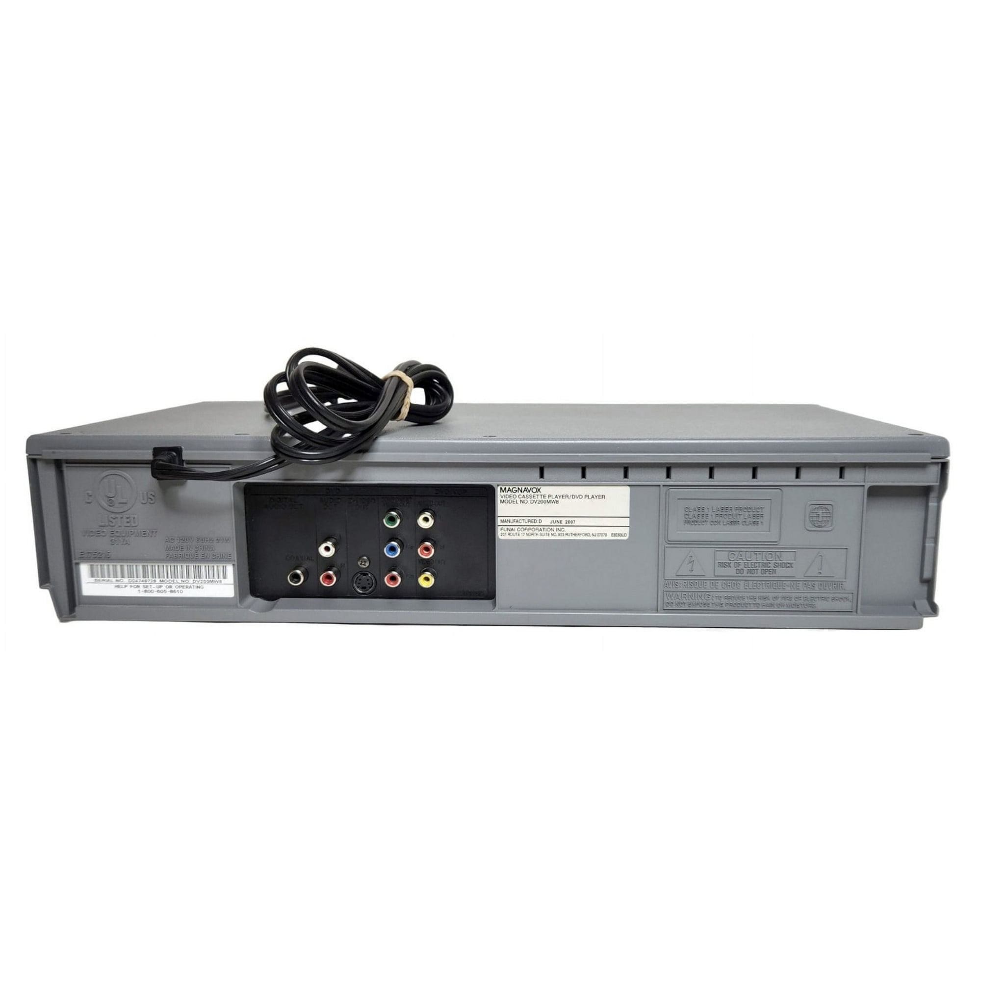 Magnavox DVD/VCR Combination Player, VHS and DVD Recorder