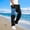 51#Blue, variant on lkfuzj Men's Cotton Polyester All Season Multiple Pockets Drawstring Elastic Leg Outdoor Cargo Pants
