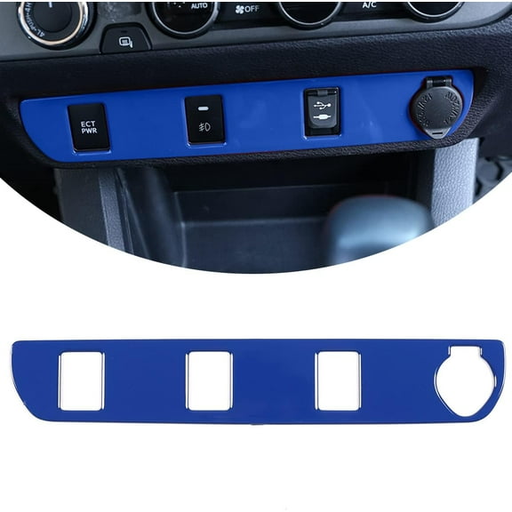 TINKI for Toyot@ Tacoma 2015 2016 2017 2018 2019 2020 Car Center Console Cigarette Lighter Panel Interior Car Accessories