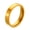 Gold 4mm, variant on Womens Stainless Steel Fashion Ring, Simple Style, Gold Electroplated Finish, Flat Round Design, Durable and Elegant Everyday Jewelry