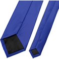 thumbnail image 5 of KOOELLE Men's Ties Solid Pure Color Plain Neckties Formal Black Ties For Men, 5 of 5