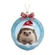 thumbnail image 1 of Adorno de cueva de cristal de hielo | Decoración de animales del bosque invernal | Adorno de árbol de Navidad acrílico 2D con detalles de copos de nieve para decoración navideña | Juego de 1, 1 of 2
