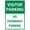 Warning Sign 4, variant on Warning Visitor Parking Only Unauthorized Towed Sign 8"x12" - Aluminum Metal Tin Decor for Home Business Road Parking Lot