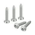 thumbnail image 1 of #10 x 1" Tornillos de Seguridad Torx, Paquete de 10, Tornillos de Cabeza Botón, Tornillos Autoperforantes, Tornillos Antirrobo de Acero Inoxidable 304, 1 of 6