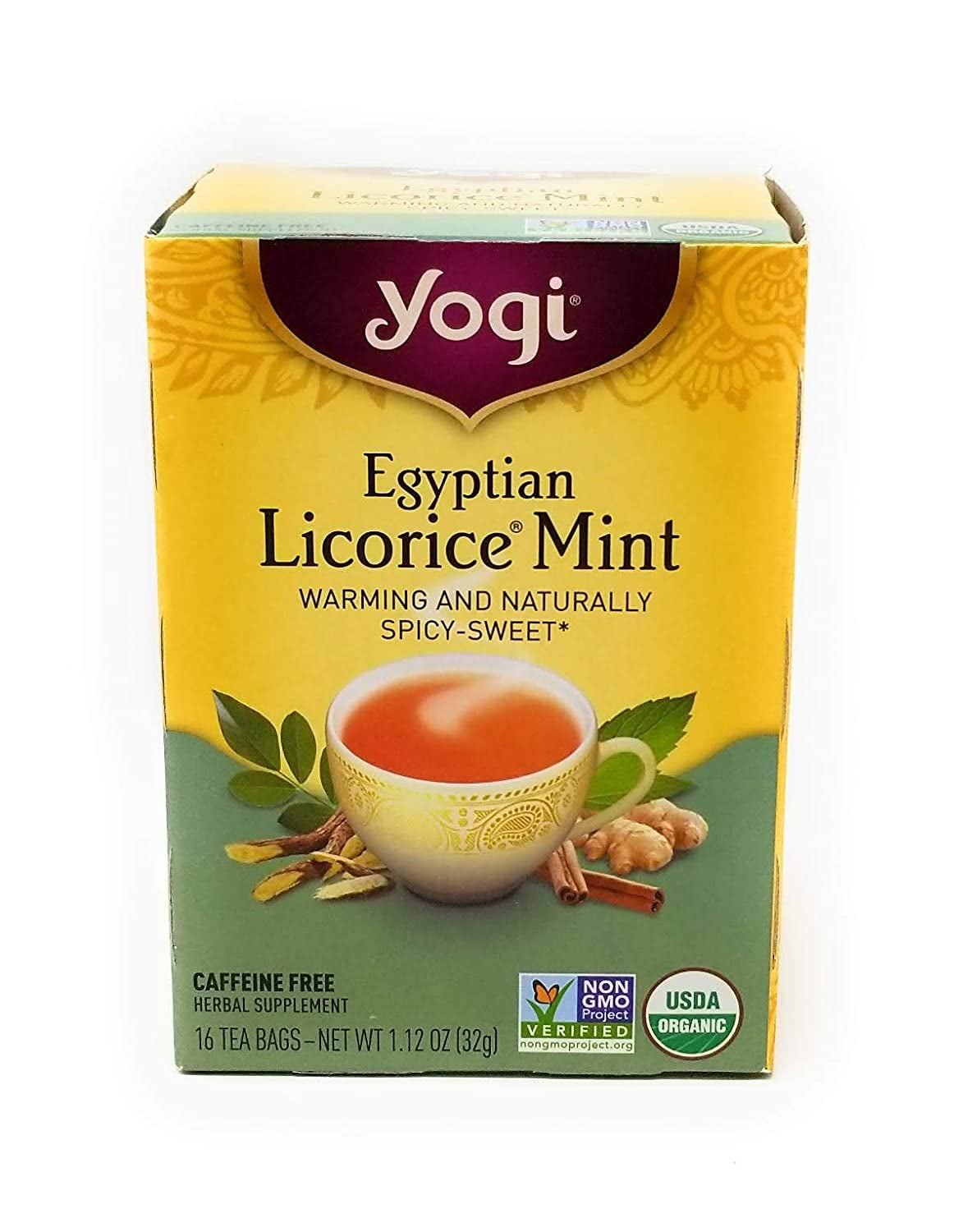 Yogi Egyptian Licorice Mint Tea (3X16 Bag)