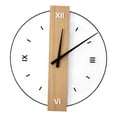 thumbnail image 4 of Reloj decorativo de pared moderno y sencillo, redondo y silencioso, ideal como regalo de inauguración de la casa. 44x40cm, 4 of 9