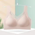 thumbnail image 2 of Sngxgn Bras for Women All Day Comfort Bra, No Wire and Light Padded Bra(Pink,XL), 2 of 4