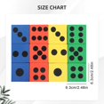 thumbnail image 3 of 12-Pack Large 2.48 Inch Eva Dice Set - Assorted Colorful Dice Cubes with Number Dots, for Games And Math Teaching, Random Color, 3 of 7