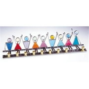 Judaica Kingdom SF-GHM-9840 Children Celebration Menorah - Handcrafted Glass