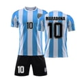 thumbnail image 1 of Azul Maradona Jersey No. 10 Argentina Retro Ball King Suit ZefeiWu 8390613886576, 1 of 1