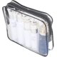thumbnail image 5 of 3 bolsas de viaje transparentes grandes para artículos de tocador, bolsas de maquillaje de plástico transparente impermeables, bolsas de almacenamiento organizadoras de embalaje transparente, 5 of 5