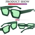 thumbnail image 5 of Square Sunglasses for Women Men Square Thick Frame Sun Glasses Simple Designer Style Shades, 5 of 6