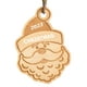 thumbnail image 1 of Adornos navideños de madera, colgantes grabados con corte láser para vacaciones y recuerdos, decoración colgante navideña, 1 of 4