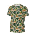 thumbnail image 6 of Wukai Pineapples Palm Leaves Print Men's Short-Sleeved Mesh T-Shirt,Quick-Dry Short Sleeve Workout T-Shirt-XX-Large, 6 of 8