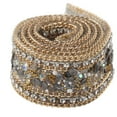 thumbnail image 2 of Chaîne Garniture, Ruban de Strass, Rouleau d'Enveloppe de Maille Sans Fanée pour Collier Coiffure Robe de Mariée Chaussures, 2 of 8