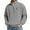 Grey, variant on Men's Hoodless Sweatshirt Heavyweight Pullover Long Sleeve Crewneck Casual Athletic Jogging Workout Top With Front Pocket Streetwear Gym Training Grey 2XL
