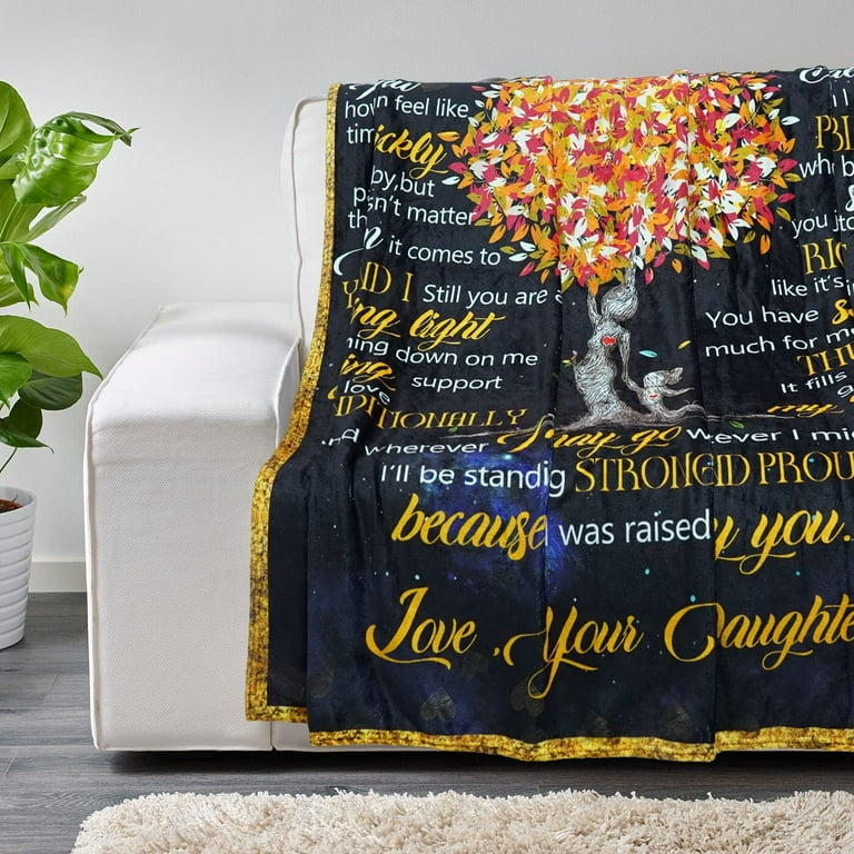 WISH TREE for Mom Blanket, Best Mom Ever Gifts, Birthday Gifts for Mom  Throw Blanket, I Love You Mom Gifts, Unique Mom Gift,Mom Birthday Gifts  from Daughter/Son Soft Throw Blanket 