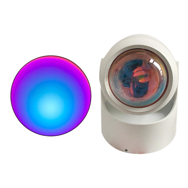 Lámpara de lámpara de proyección LED lámpara de piezaza para sala de dormitorio de pared de fondo luces de Color fuente de alimentación USB Colco proyector de luz