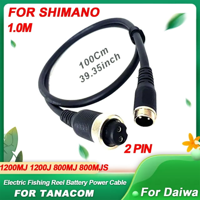 Nueva Batería p/ Carrete Eléc. de Pesca Mar 14.8V 7000mAh/3500mAh/10000mAh 10.0, recargable Li-ion p/ SHIMANO & DAIWA, cable alim. tipo “droplet” 2 pines/6 pines