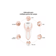 thumbnail image 4 of Depiladora eléctrica inalámbrica color blanco y rosa 110V/220V, 4 of 4