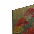 thumbnail image 2 of Luxe Metal Art ' Poppy Fields' by Emma Styles, Metal Wall Art, 36"x24", 2 of 9